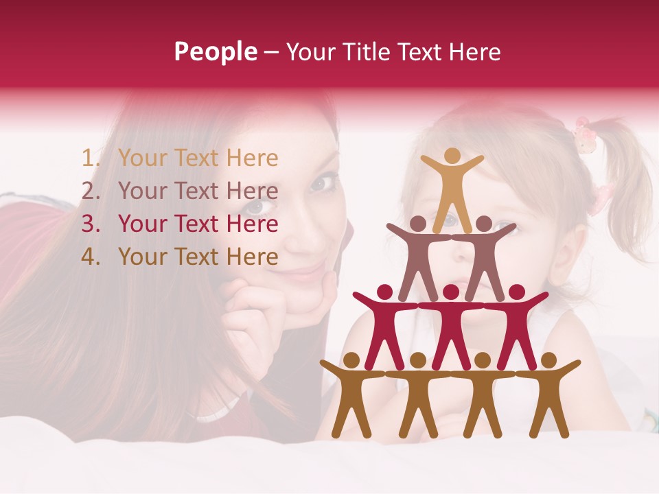 Love Bed Mum PowerPoint Template