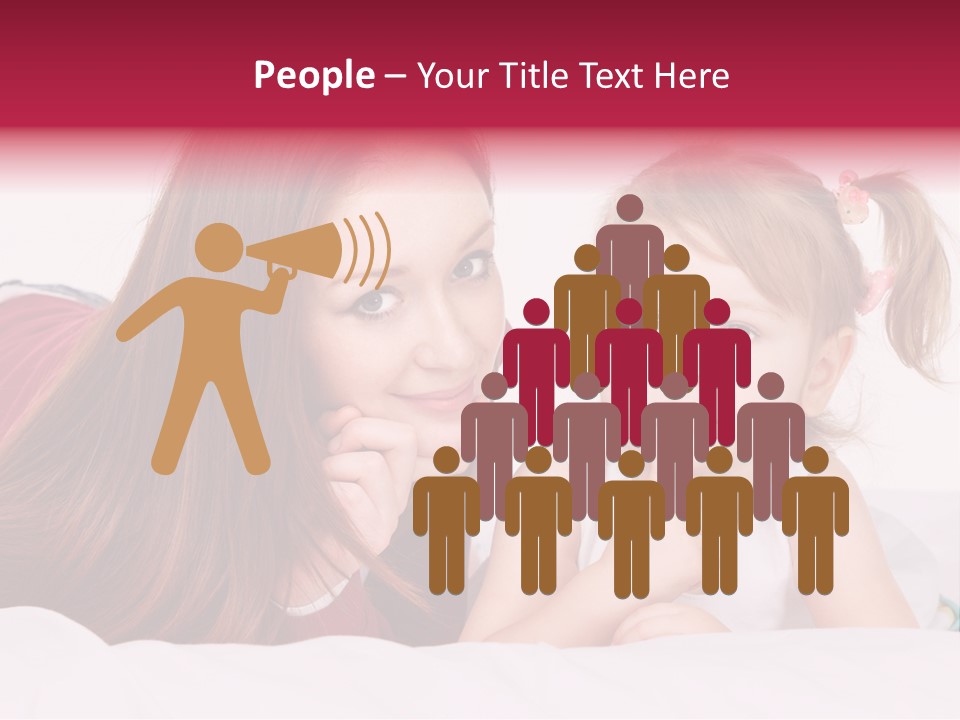 Love Bed Mum PowerPoint Template