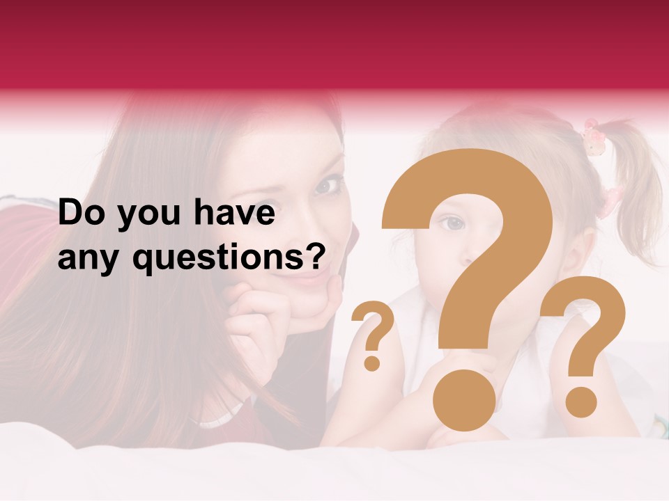 Love Bed Mum PowerPoint Template