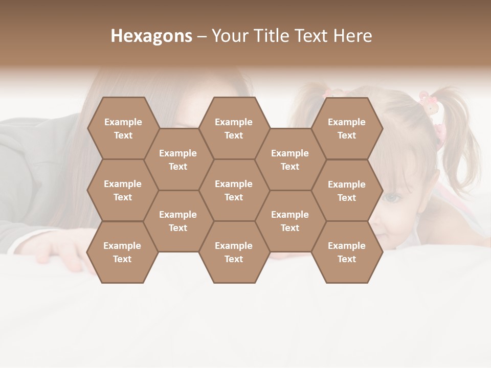 Affectionate Female Relaxing PowerPoint Template