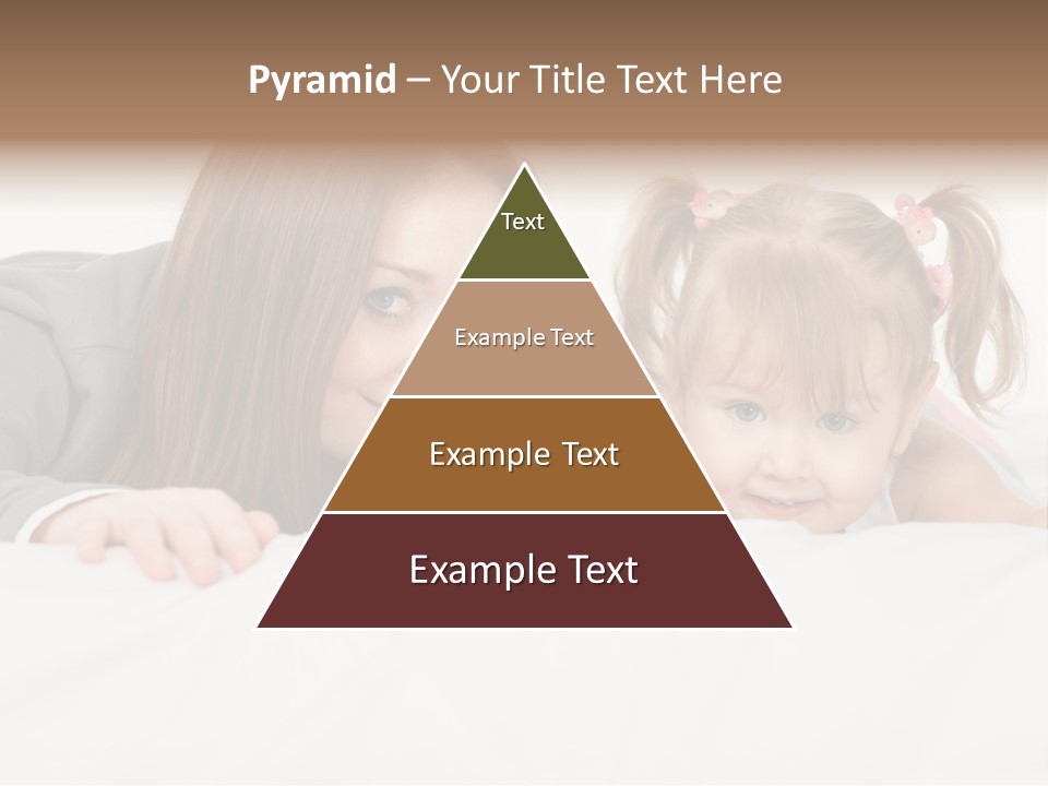 Affectionate Female Relaxing PowerPoint Template