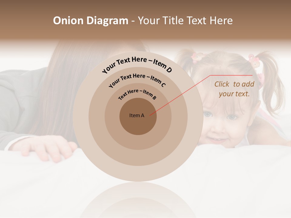 Affectionate Female Relaxing PowerPoint Template