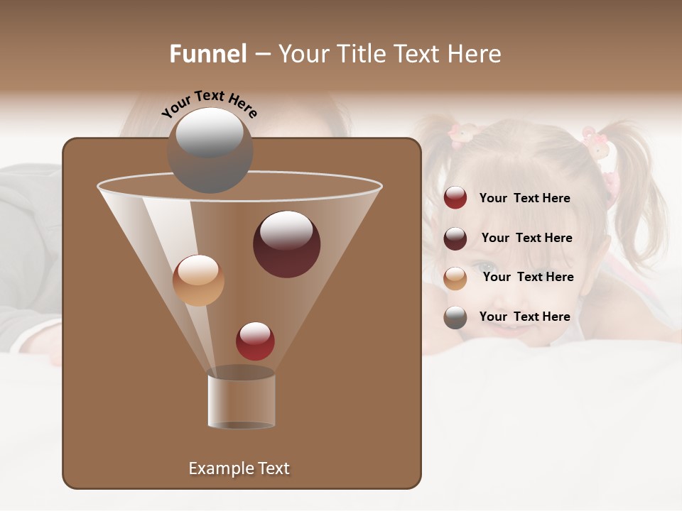 Affectionate Female Relaxing PowerPoint Template