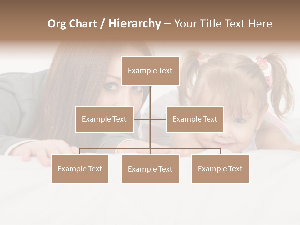 Affectionate Female Relaxing PowerPoint Template