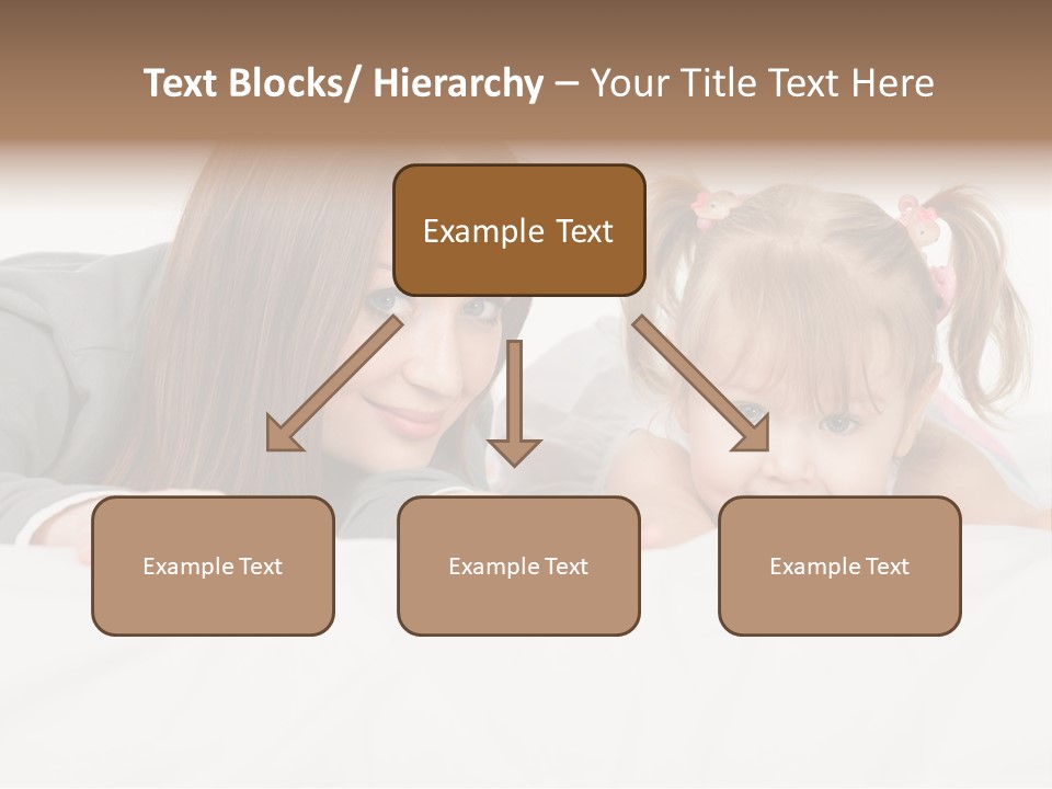 Affectionate Female Relaxing PowerPoint Template