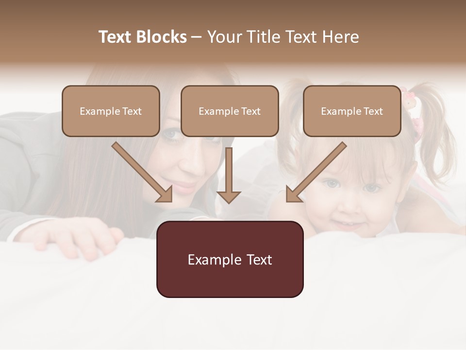 Affectionate Female Relaxing PowerPoint Template