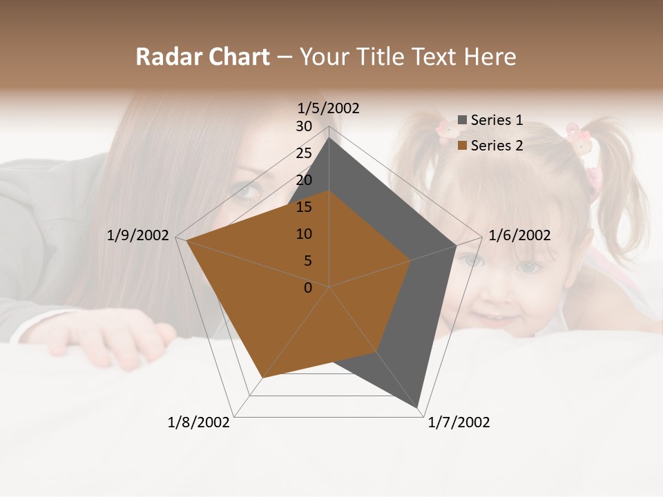 Affectionate Female Relaxing PowerPoint Template