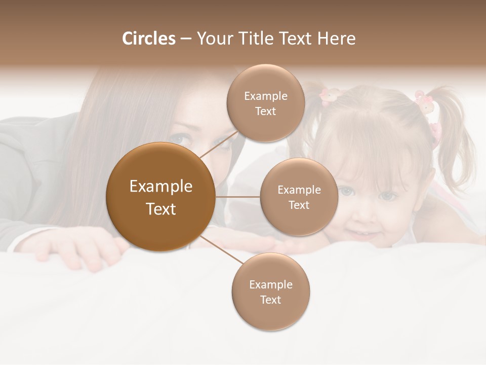 Affectionate Female Relaxing PowerPoint Template