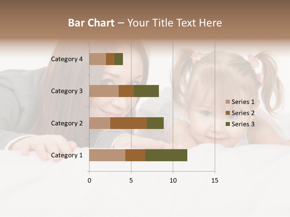 Affectionate Female Relaxing PowerPoint Template