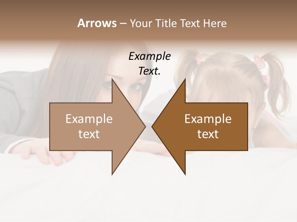 Affectionate Female Relaxing PowerPoint Template