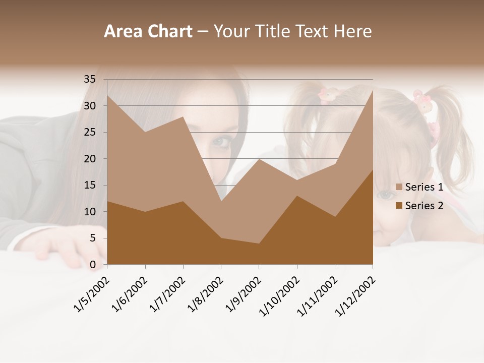 Affectionate Female Relaxing PowerPoint Template