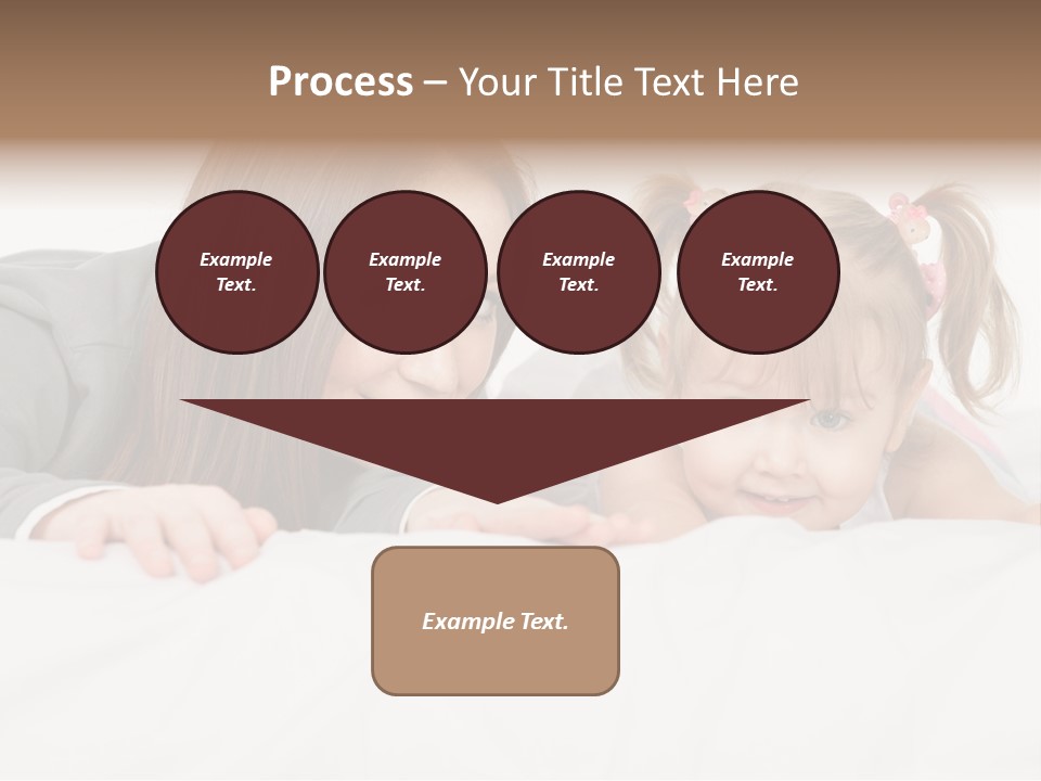 Affectionate Female Relaxing PowerPoint Template