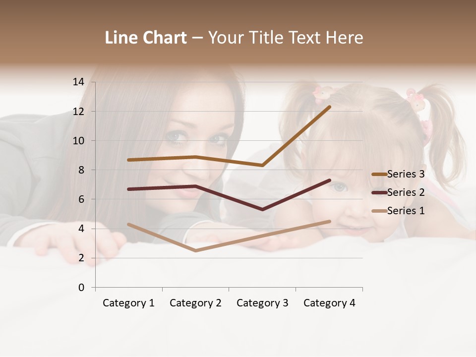 Affectionate Female Relaxing PowerPoint Template