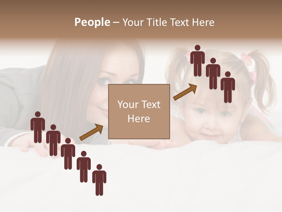 Affectionate Female Relaxing PowerPoint Template