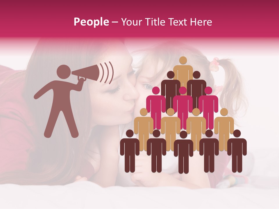 Lifestyle Vertical Hugging PowerPoint Template