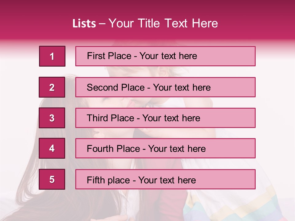 Daytime Indoors Affectionate PowerPoint Template