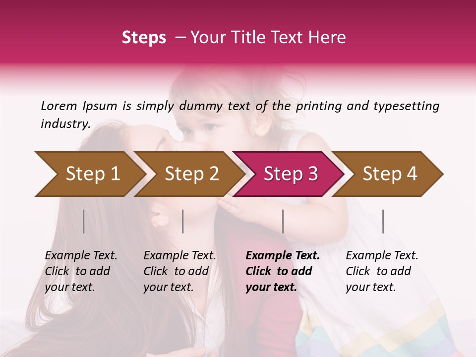 Daytime Indoors Affectionate PowerPoint Template