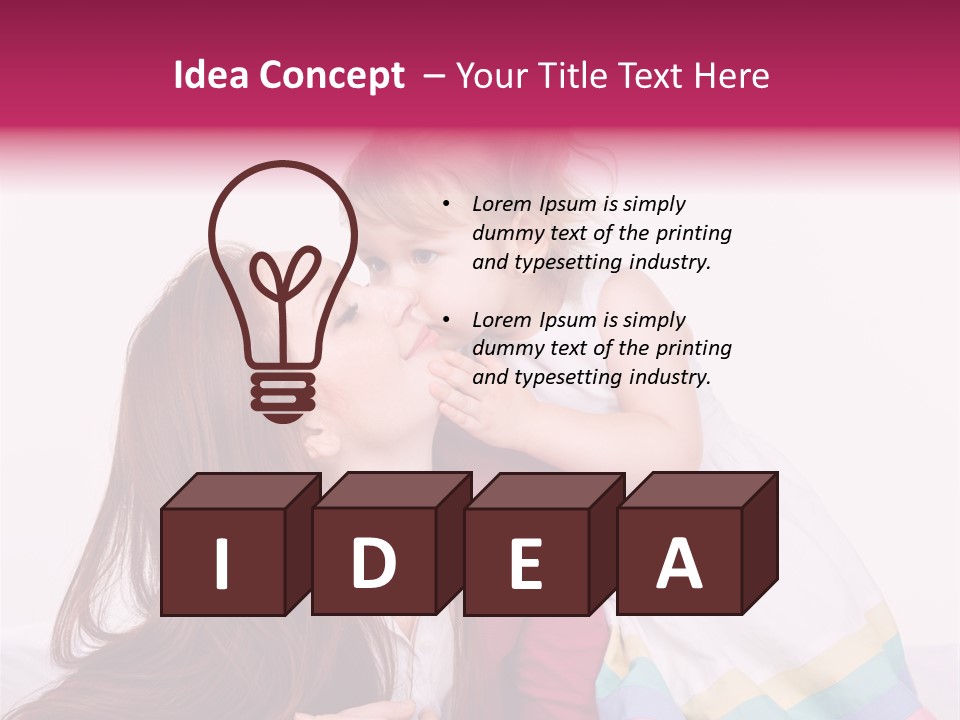 Daytime Indoors Affectionate PowerPoint Template