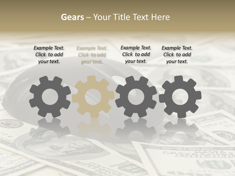 White Laptop Internet PowerPoint Template