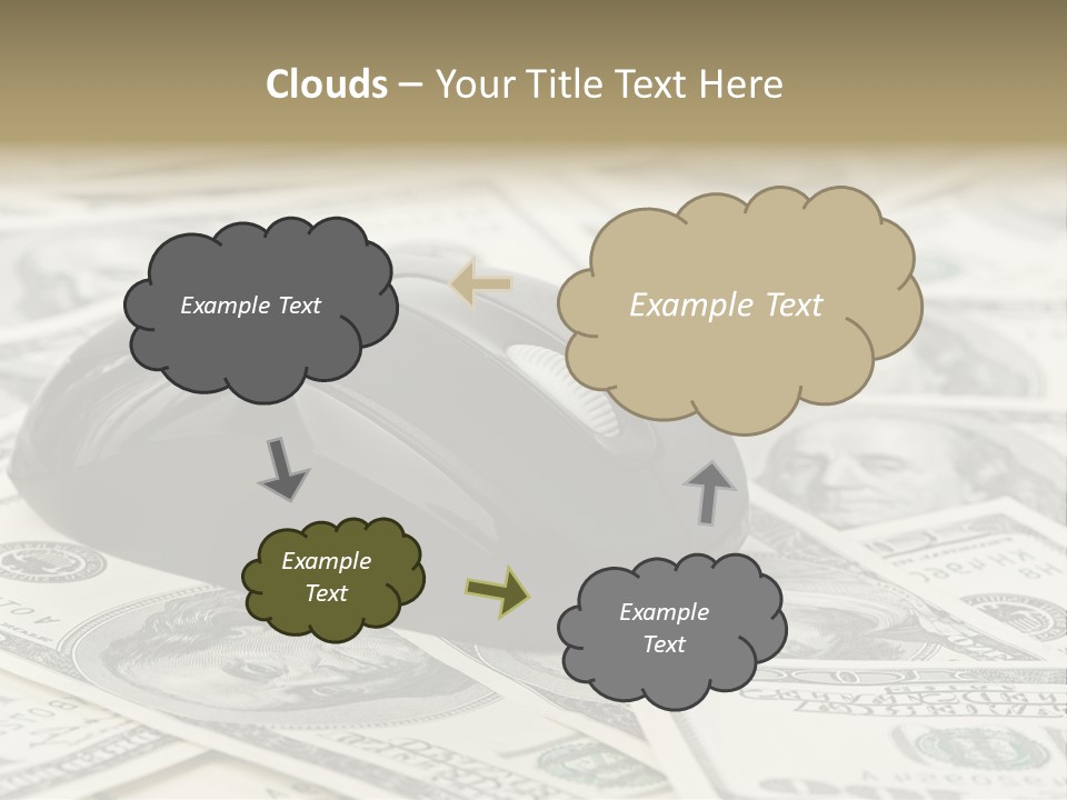 White Laptop Internet PowerPoint Template