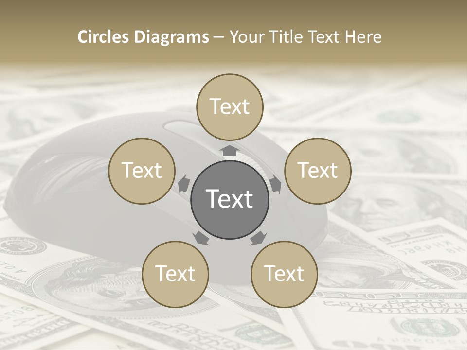 White Laptop Internet PowerPoint Template