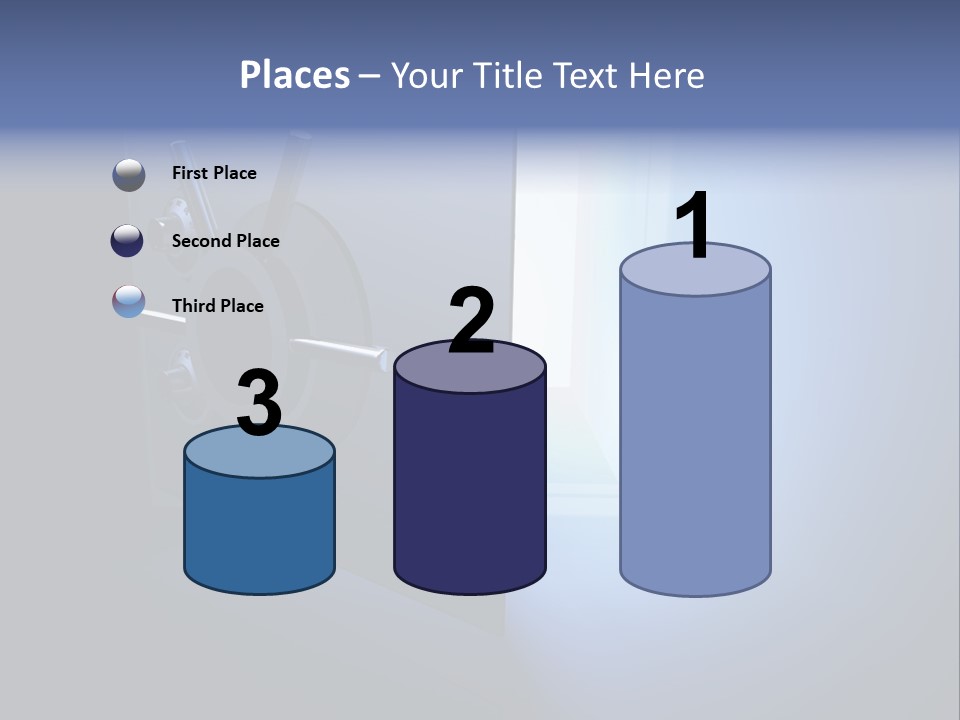 Money Treasure Safe PowerPoint Template