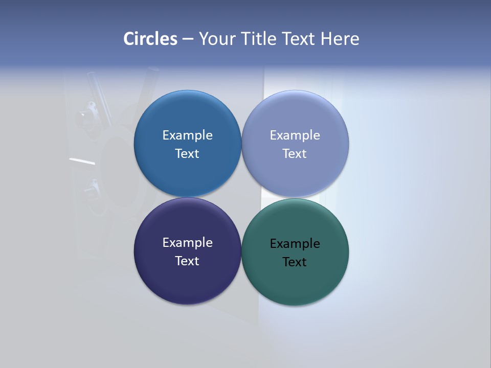 Money Treasure Safe PowerPoint Template