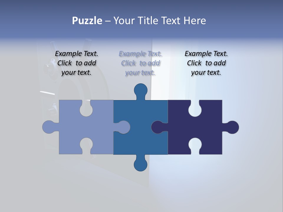 Money Treasure Safe PowerPoint Template