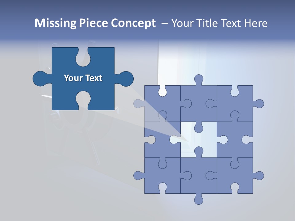 Money Treasure Safe PowerPoint Template