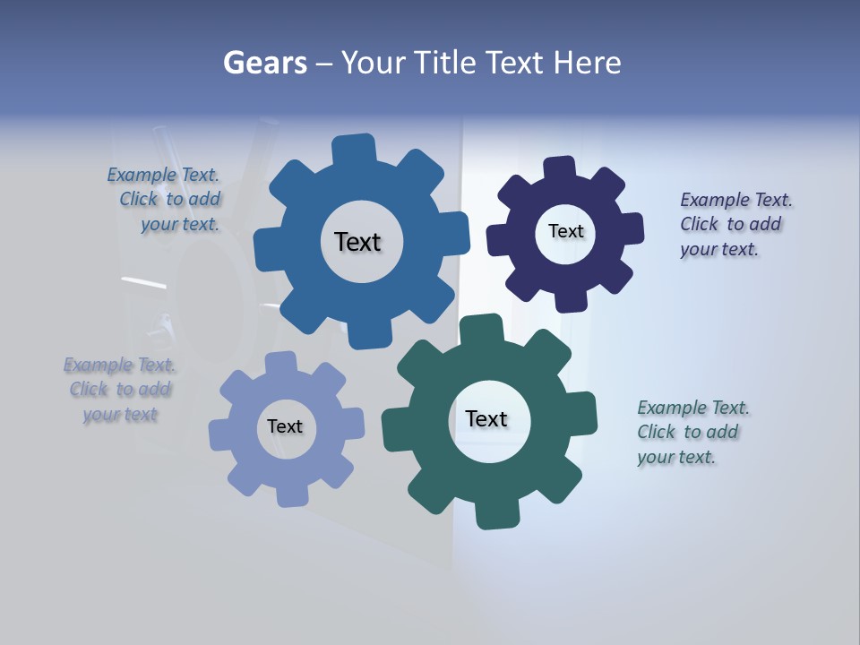 Money Treasure Safe PowerPoint Template