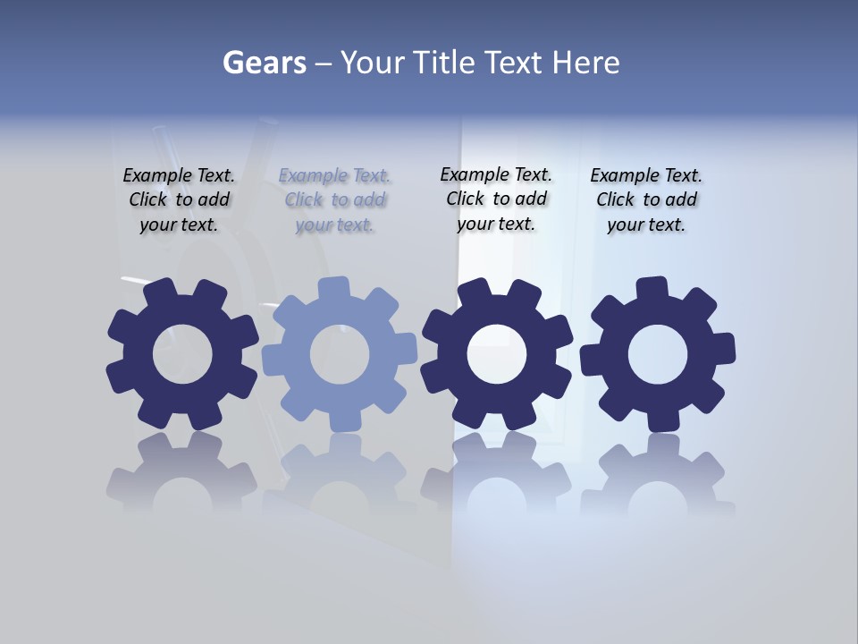 Money Treasure Safe PowerPoint Template