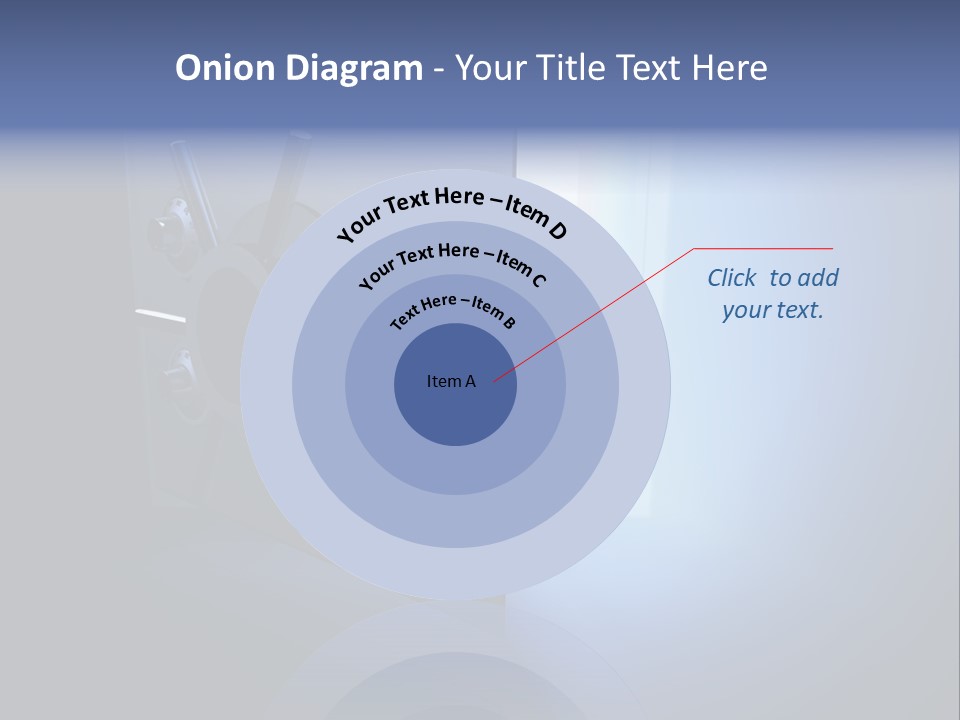 Money Treasure Safe PowerPoint Template
