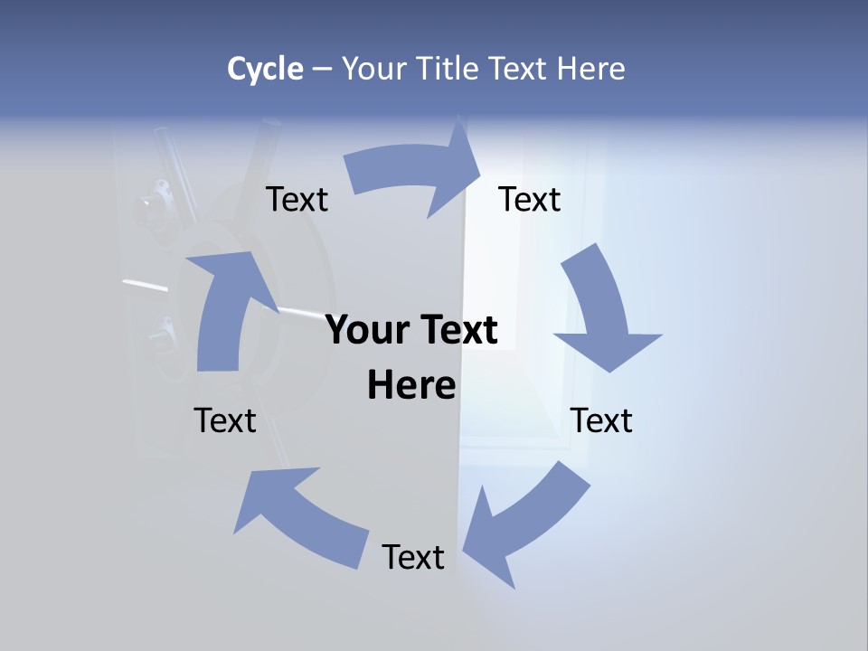 Money Treasure Safe PowerPoint Template