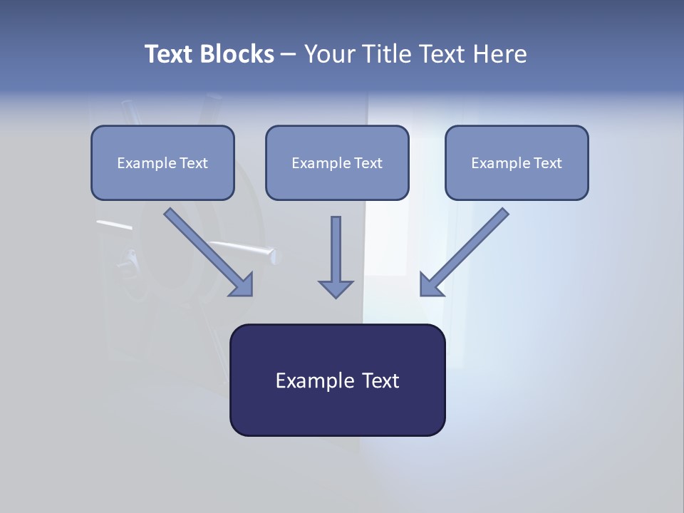 Money Treasure Safe PowerPoint Template