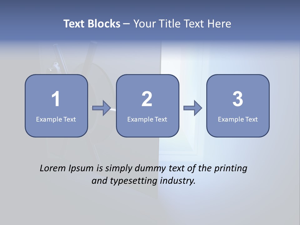 Money Treasure Safe PowerPoint Template
