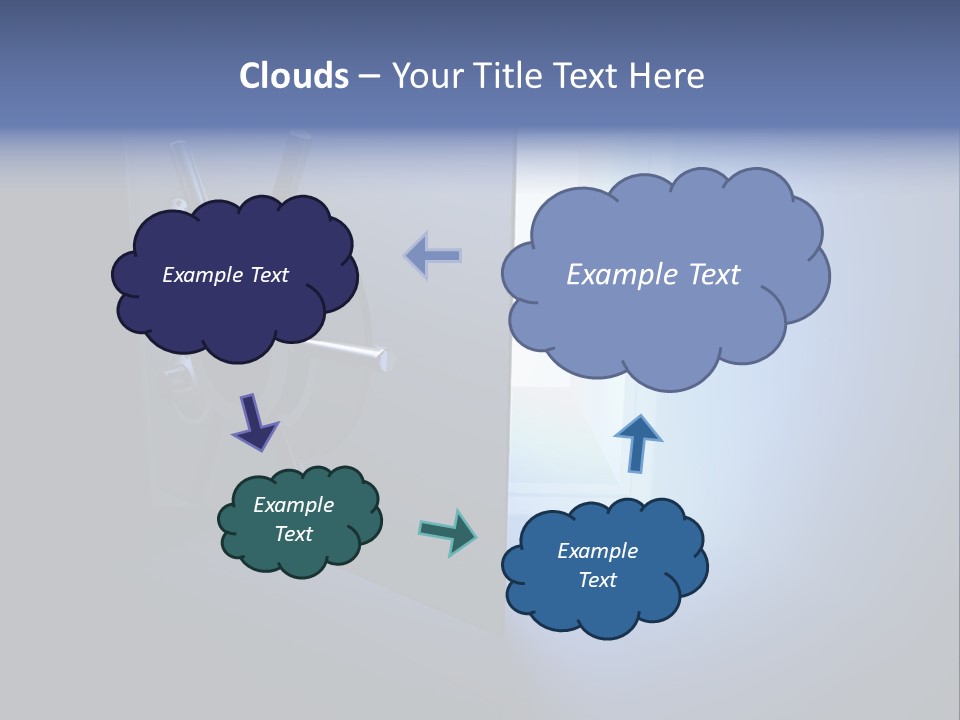 Money Treasure Safe PowerPoint Template