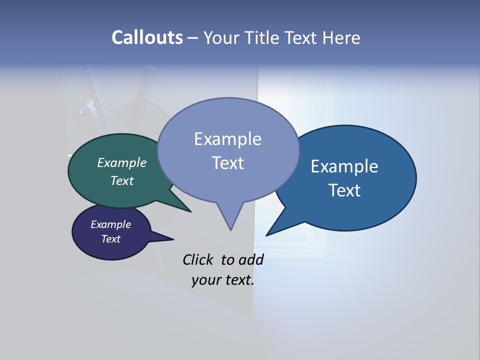 Money Treasure Safe PowerPoint Template