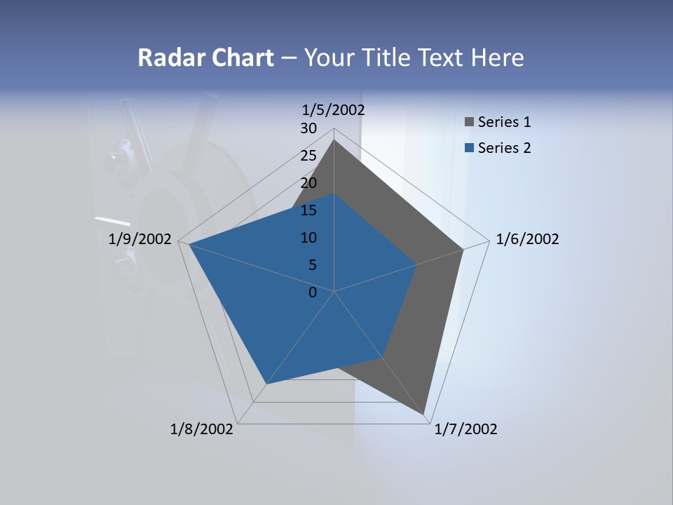 Money Treasure Safe PowerPoint Template