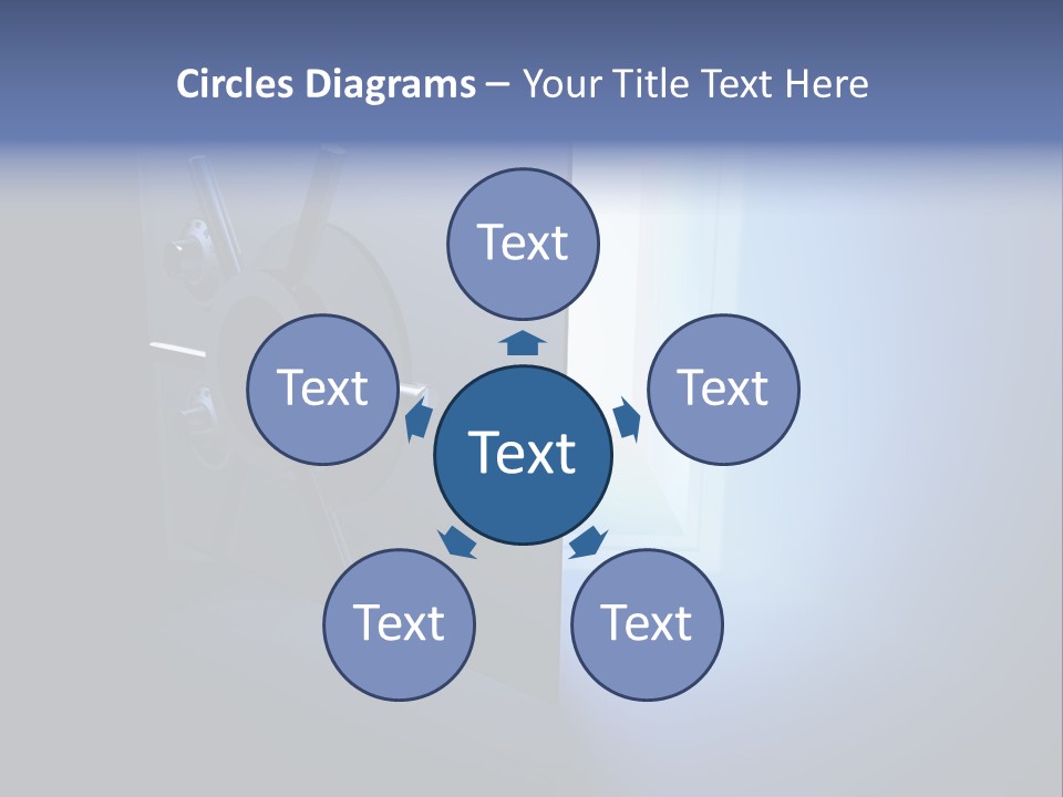 Money Treasure Safe PowerPoint Template