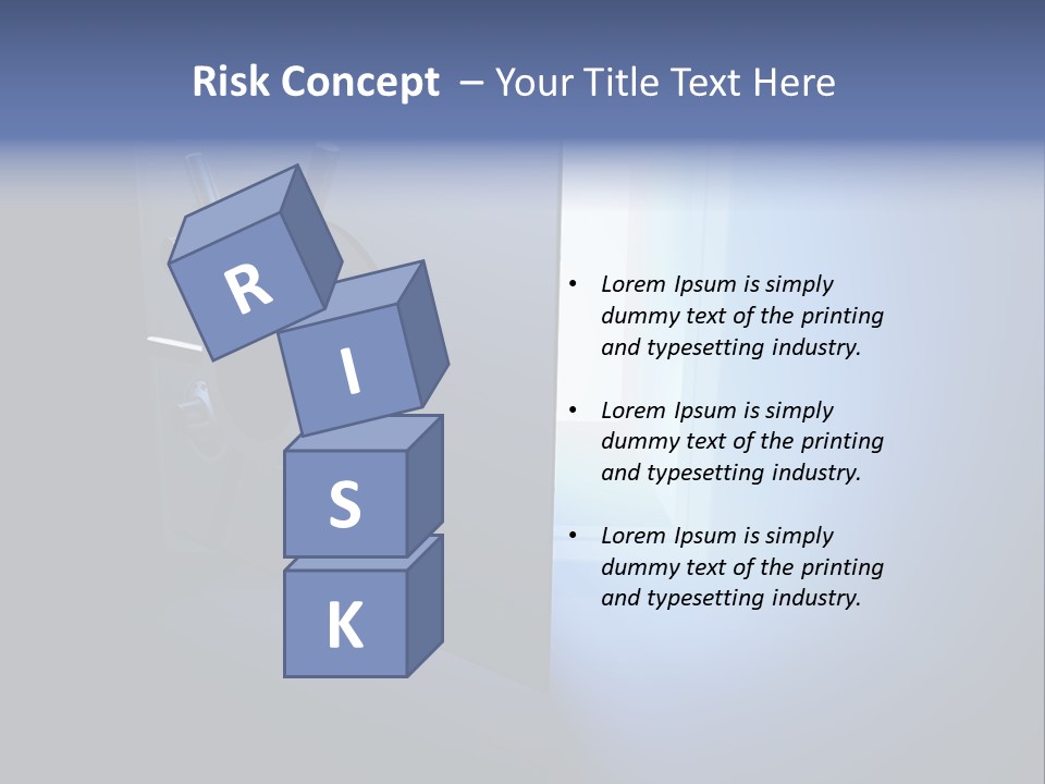 Money Treasure Safe PowerPoint Template