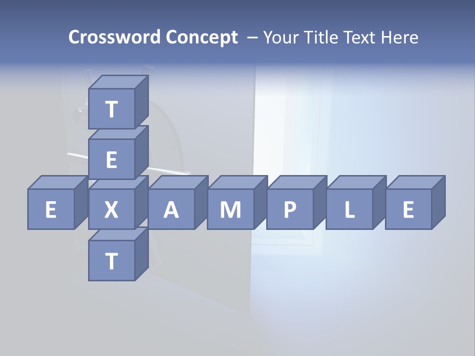 Money Treasure Safe PowerPoint Template