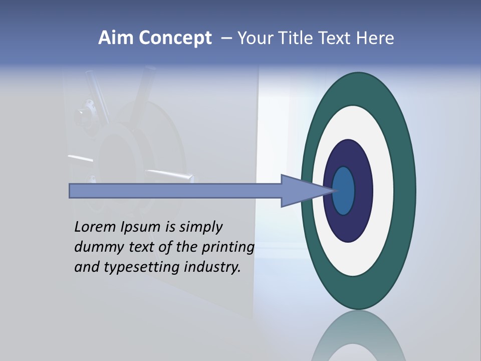 Money Treasure Safe PowerPoint Template