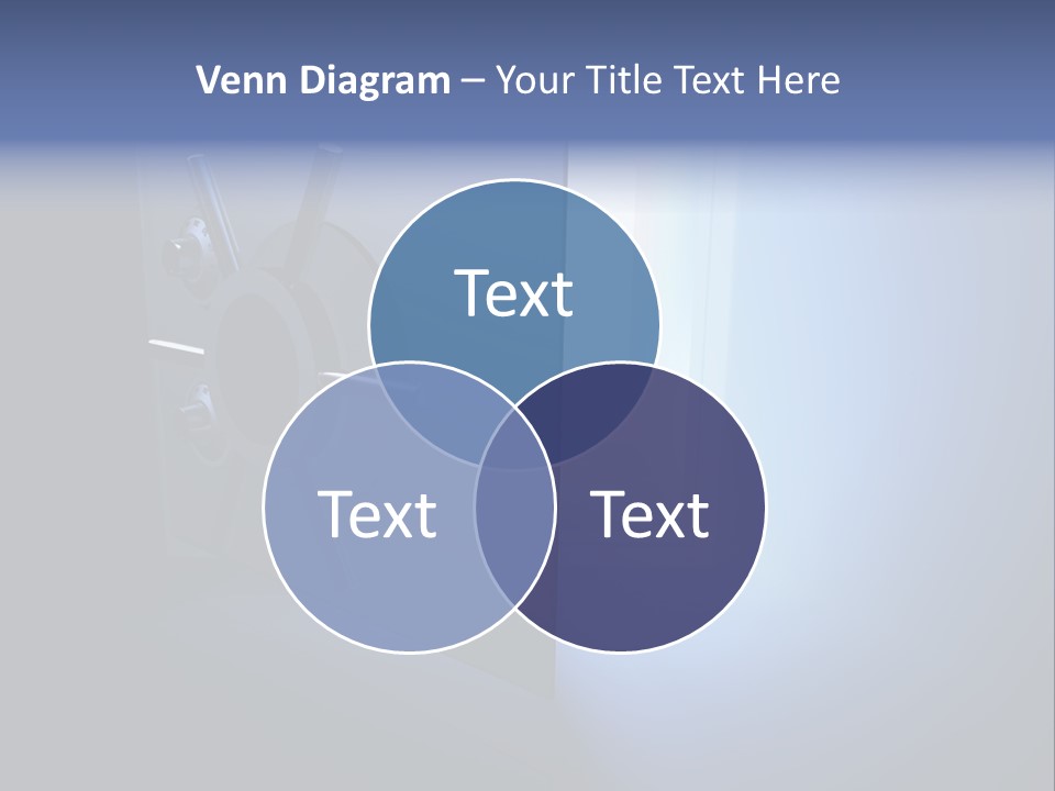 Money Treasure Safe PowerPoint Template