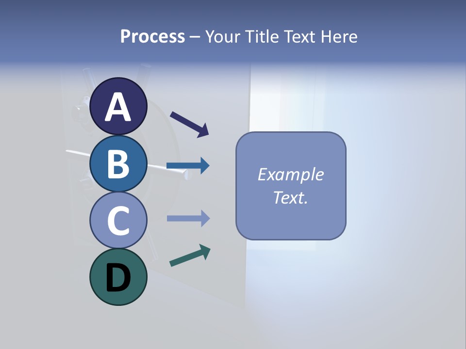 Money Treasure Safe PowerPoint Template