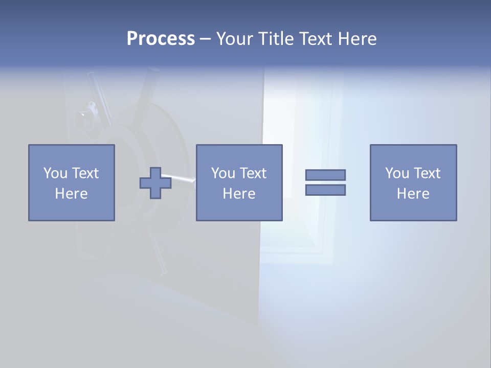 Money Treasure Safe PowerPoint Template