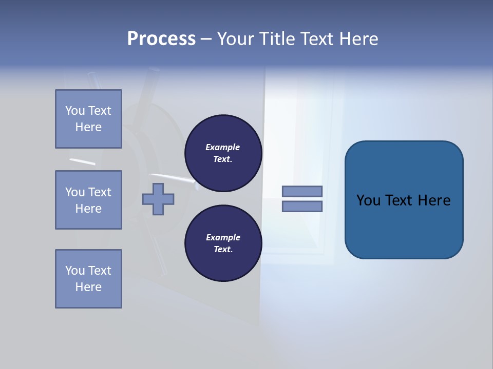 Money Treasure Safe PowerPoint Template