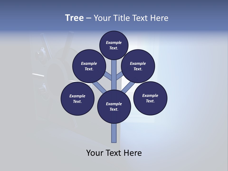 Money Treasure Safe PowerPoint Template