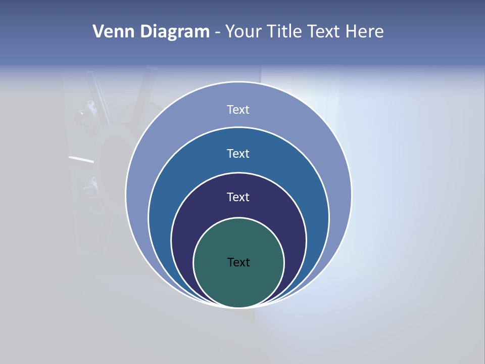 Money Treasure Safe PowerPoint Template
