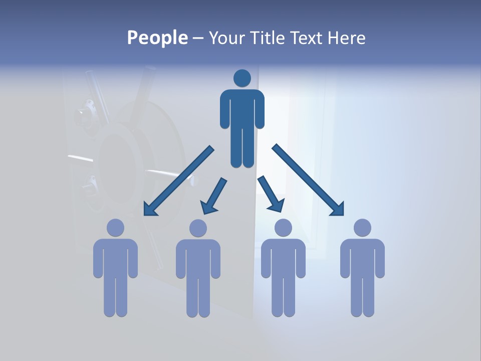 Money Treasure Safe PowerPoint Template