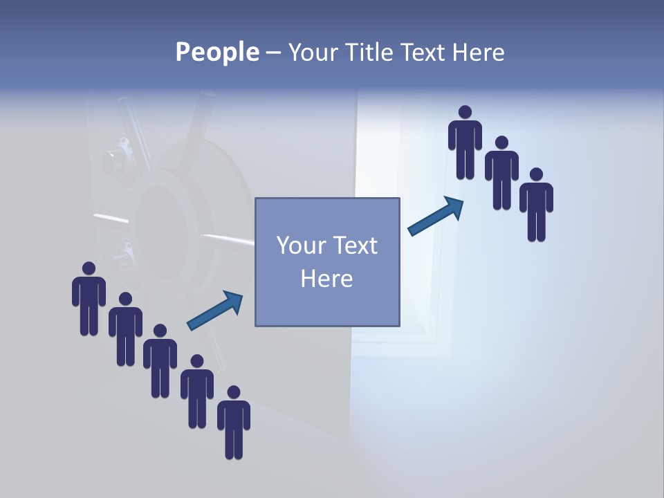 Money Treasure Safe PowerPoint Template